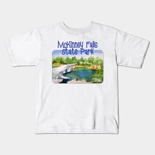 McKinney Falls State Park, Texas Kids T-Shirt